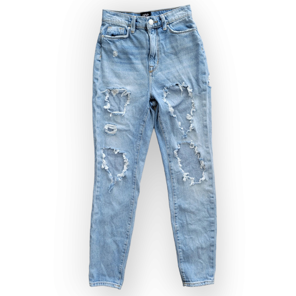 BDG Urban Outfitters High Waisted Ripped Mom Jeans 24